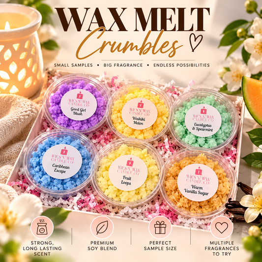 Wax Melt Crumble Samples