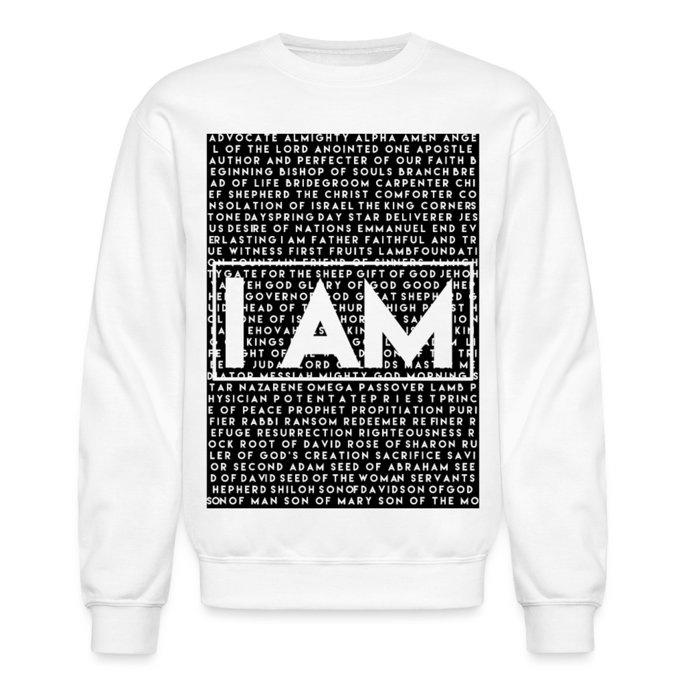 I AM Crewneck Sweatshirt - white